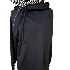 BOUTIQUE ONLY Double hooded sweatshirt, pull over style, women's size M-L